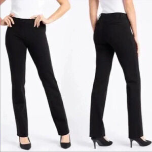 Betabrand Black Dress Pants Straight Leg Sz Large Long